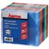 Hama CD Slim Box Pack of 25 Coloured 1 discs Multicolour