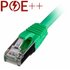 Cablenet 10m Cat6a RJ45 Green S/FTP LSOH 26AWG Snagless Booted Patch Lead