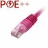 Cablenet 30m Cat6 RJ45 Pink U/UTP PVC 24AWG Flush Moulded Booted Patch Lead
