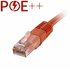 Cablenet 4m Cat6 RJ45 Orange U/UTP PVC 24AWG Flush Moulded Booted Patch Lead