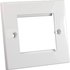 Cablenet Flat Faceplate 50mm x 50mm Single Gang