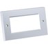 Cablenet Flush Double Gang Faceplate 146mm x 86mm