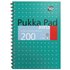 Pukka Pad Metallic Jotta Notebook B5 Wirebound 200 Page Card Cover (Pack 3) 8520-Met