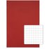 Rhino A4 Plus Exercise Book Red S10 Squared 80 Page (Pack 50) VDU080-301