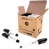 Show-me Basics Mini Whiteboard Pens Black (Box 30) - EMWM30