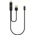 Espresso Displays EC0011 video cable adapter 1 m HDMI + USB Type-A USB Type-C Black