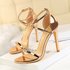 Fashion Sexy Nightclub Slimming Summer High-heeled Shoes Stiletto Ultra-high-heeled Cross-strap Sandals