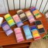 Candy Color Gradient Large Hair Ring Durable Boxed Rubber Band High Elastic High Horsetail Hair Cute Hair Accessories New