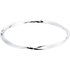 Stirling Silver Fluid Twist Bangle