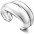 Sterling Silver Curve Medium Bangle Size Large