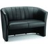 Neo Twin Tub Black Bonded Leather - BR000105