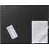 Durable Desk Mat with Transparent Overlay 650x520mm Black- 7203/01