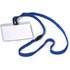 Durable Lanyard Name Badge 60x90mm Blue