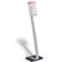Durable CRYSTAL SIGN Floor Stand A4