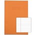Rhino A4 Exercise Book 80 Page Ruled F8M Orange (Pack 50) - VEX668-146