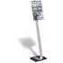 Durable CRYSTAL SIGN Floor Stand A3