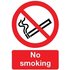 Safety Sign No Smoking A4 PVC