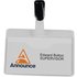 Announce Visitor Name Badge 60x90mm (25 Pack)