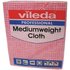 Vileda Medium Weight Cloth Red (10 Pack) 106400