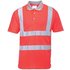 Portwest Hi Vis Polo Shirt S/S S Red