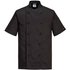 Portwest Kent Chefs Jacket S/S S Blk