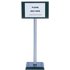 PVC Post 110Cm With A4 Sign Holder
