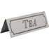 Beaumont Tea Stainless Steel Table Sign