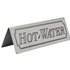 Beaumont Hot Water Stainless Steel Table Sign