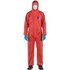 ANSELL ALPHA-TEC 1500 COVERALL RED MODEL 138 SIZE SML GLOVE