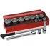 Machine Mart Xtra Laser 2721 1" Drive Socket Set