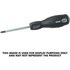 Machine Mart Xtra Laser 3374 Screwdriver - Flat 6mm x 200mm