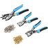 Blue Spot Tools 3 Piece Punch And Eyelet Plier Set