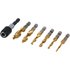 Laser Laser 8405 7 piece Combination Drill & Tap Bit Set