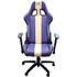 Laser Laser 6654 Racing Office Chair (Blue/White Stripe)