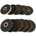 Machine Mart 11 Piece 115mm Polishing and Flap Disc Set