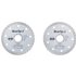 Machine Mart 2 Piece Turbo 115mm (4.5") Diamond Discs
