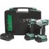 Kielder Type 18 Kielder KWT-TPK 18V Brushless Combi Drill & Impact Driver Twin Pack with 2 x 2.0Ah Batteries