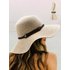 Women’s Straw Sun Hat Classic Flat Beach Hat Summer Sun Protection Cowboy Style Hat Rolled Up Packable Wide Brim Panama Hats