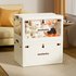 Living Room Storage Box Folding Household Clothes Quilt Transparent Wardrobe Storage Books Toys Clothes Transparent Storage Box