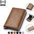 Rfid Credit Card Holder Men Wallets Bank Cardholder Case Small Leather Slim Thin Magic Mini Smart Minimalist Wallet 2023