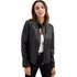 2025 New Casual Stand Collar Slim Fit Coat Spring Autumn Solid Color Women’s Leather Jacket