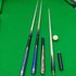 Blue Club Small Head Premium White Wax Mystery, Same Professional Chinese Style Flower Nine Ball Split Snooker Black