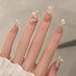 Beauty & Health Diamond Style Wearable Finished False Nails Nail Art Pure Girl White Ice Transparent