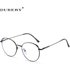 Men’s and women’s metal ultra-light anti-blue light men’s and women’s frame glasses round frame