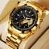 Watch Large Dial Quartz Watch Calendar Steel Band Men’s Watch Fashion Casual Men’s Watch