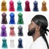 hot selling men’s and women’s satin elastic toe cap new artificial silk thick long tail pirate hat cross-border hat