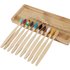 1-10PCS Colorful Natural Bamboo Toothbrush Set Soft Bristle Charcoal Teeth Whitening Bamboo Toothbrushes Soft Dental Oral Care