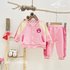 Girls 2023 New Baby and Autumn Western Leisure Children’s Spring Fashion Baseball Suit Two Piece Set