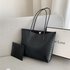 Crocodile Pattern Solid Color for Women 2024 New Trend Fashion Leisure Simple Large Capacity One Shoulder Tote Bag
