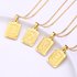 hot-selling fashion new titanium steel 26 English letter necklace vacuum plating men’s and women’s lovers necklace jewelr